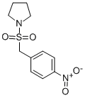 N-[(4-硝基苯基)-甲基磺?；鵠吡咯烷結(jié)構(gòu)式_340041-91-0結(jié)構(gòu)式