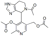 (9ci)-5-乙酰基-4-[3-(乙?；趸?-5-[(乙酰基氧基)甲基]-2-甲基-4-吡啶]-4,5,6,7-四氫-1H-咪唑并[4,5-c]吡啶結構式_34594-38-2結構式