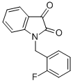 1-(2-氟芐基)-1H-吲哚-2,3-二酮結(jié)構(gòu)式_346640-52-6結(jié)構(gòu)式