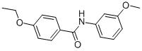 4-乙氧基-N-(3-甲氧基苯基)苯甲酰胺結(jié)構(gòu)式_346693-59-2結(jié)構(gòu)式