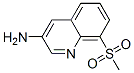 8-(甲基磺?；?-3-喹啉胺結(jié)構(gòu)式_347146-20-7結(jié)構(gòu)式