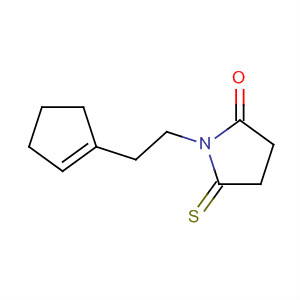 1-[2-(1-環(huán)戊烯-1-基)乙基]-5-硫氧代-2-吡咯烷酮結(jié)構(gòu)式_347380-61-4結(jié)構(gòu)式