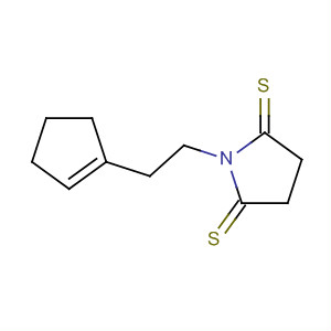 1-[2-(1-環(huán)戊烯-1-基)乙基]-2,5-吡咯烷二硫酮結(jié)構(gòu)式_347380-73-8結(jié)構(gòu)式