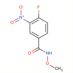 4-氟-N-甲氧基-3-硝基苯甲酰胺結構式_348165-46-8結構式