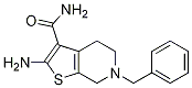 2-氨基-6-芐基-4,5,6,7-四氫-噻吩并[2,3-c]吡啶-3-羧酸酰胺結(jié)構(gòu)式_34959-32-5結(jié)構(gòu)式