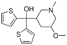5-甲氧基-1-甲基-A,A-二(2-噻吩)-3-哌啶甲醇結(jié)構(gòu)式_35012-51-2結(jié)構(gòu)式