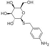 1-(4-氨基芐基硫代)-beta-d-吡喃葡萄糖結(jié)構(gòu)式_35785-20-7結(jié)構(gòu)式
