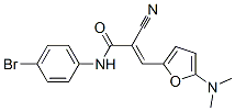 N-(4-溴苯基)-2-氰基-3-[5-(二甲基氨基)-2-呋喃]-2-丙酰胺結構式_358302-04-2結構式