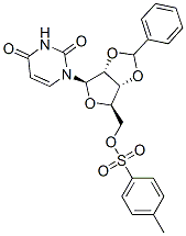 2-O,3-O-亞芐基尿苷 5-(4-甲基苯-1-磺酸酯)結構式_35837-30-0結構式
