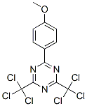 2-(4-Methoxyphenyl)-4,6-bis(trichloromethyl)-1,3,5-triazine Structure,3584-23-4Structure