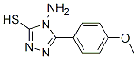 4-氨基-5-(4-甲氧基苯基)-4H--[1,2,4]噻唑-3-硫醇結(jié)構(gòu)式_36209-49-1結(jié)構(gòu)式