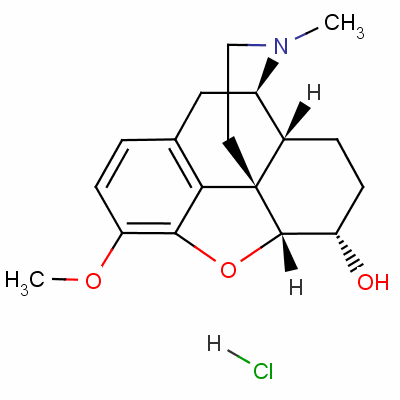 (5Alpha,6Alpha)-4,5-環(huán)氧基-3-甲氧基-17-甲基嗎啡烷-6-醇鹽酸鹽結(jié)構(gòu)式_36418-29-8結(jié)構(gòu)式
