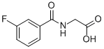 (3-氟苯甲?；被?-乙酸結(jié)構(gòu)式_366-47-2結(jié)構(gòu)式