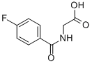 (4-氟苯甲?；被?-乙酸結(jié)構(gòu)式_366-79-0結(jié)構(gòu)式