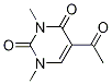 5-乙?；?1,3-二甲基-2,4(1H,3H)-嘧啶二酮結(jié)構(gòu)式_36980-95-7結(jié)構(gòu)式