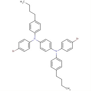 N1,N4-雙(4-溴苯基)-N1,N4-雙(4-丁基苯基)苯-1,4-二胺結(jié)構(gòu)式_372200-89-0結(jié)構(gòu)式