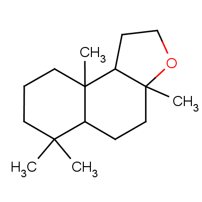 十二氫-3A,6,6,9A-四甲基-萘并[2,1-B]-呋喃結(jié)構(gòu)式_3738-00-9結(jié)構(gòu)式