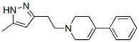 5-甲基-3-[2-[(4-苯基-1,2,3,6-四氫吡啶)-1-基]乙基]-1H-吡唑結(jié)構(gòu)式_37420-16-9結(jié)構(gòu)式