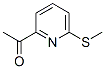(9ci)-1-[6-(甲基硫代)-2-吡啶]-乙酮結(jié)構(gòu)式_377088-14-7結(jié)構(gòu)式