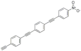 1-乙炔-4-((4-((4-硝基苯基)乙炔)苯基)乙炔)苯結(jié)構(gòu)式_377776-32-4結(jié)構(gòu)式
