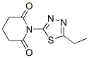 (9Ci)-1-(5-乙基-1,3,4-噻二唑-2-基)-2,6-哌啶二酮結構式_378200-99-8結構式