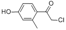 (9ci)-2-氯-1-(4-羥基-2-甲基苯基)-乙酮結(jié)構(gòu)式_37904-71-5結(jié)構(gòu)式