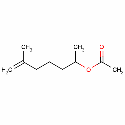 6-甲基庚-6-烯-2-基乙酸酯結(jié)構(gòu)式_38228-51-2結(jié)構(gòu)式