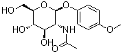 4-甲氧基苯基-2-乙酰氨基-2-脫氧-beta-d-吡喃葡萄糖苷結(jié)構(gòu)式_38229-78-6結(jié)構(gòu)式