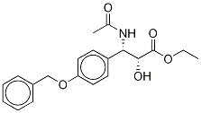 (alphaR,betaS)-beta-(乙酰氨基)-alpha-羥基-4-(苯基甲氧基)-苯丙酸乙酯結(jié)構(gòu)式_382596-25-0結(jié)構(gòu)式