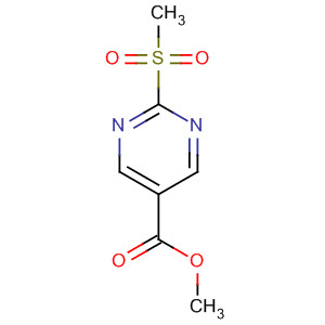 2-(甲基磺?；?-5-嘧啶羧酸甲酯結構式_38275-49-9結構式