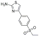 2-氨基-4-[4-(乙基磺?；?苯基]-1,3-噻唑結(jié)構(gòu)式_383129-84-8結(jié)構(gòu)式