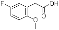 5-氟-2-甲氧基苯乙酸結構式_383134-85-8結構式