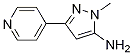 1-甲基-3-(吡啶-4-基)-1H-吡唑-5-胺結(jié)構(gòu)式_38965-47-8結(jié)構(gòu)式