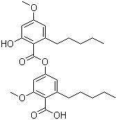 2’-O-甲基配列地衣酸結(jié)構(gòu)式_38968-07-9結(jié)構(gòu)式