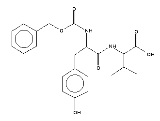 Z-tyr-val-oh結構式_38972-89-3結構式