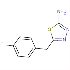 5-(4-氟芐基)-1,3,4-噻二唑-2-胺結(jié)構(gòu)式_39181-55-0結(jié)構(gòu)式