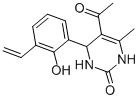 5-乙?；?4-(3-乙烯-2-羥基苯基)-3,4-二氫-6-甲基-2(1h)-嘧啶酮結(jié)構(gòu)式_392314-89-5結(jié)構(gòu)式