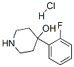 4-氟苯基-4-羥基哌啶鹽酸鹽結(jié)構(gòu)式_3929-30-4結(jié)構(gòu)式
