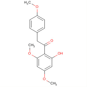 1-(2-羥基-4,6-二甲氧基苯基)-2-(4-甲氧基苯基)乙酮結(jié)構(gòu)式_39604-68-7結(jié)構(gòu)式