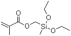 (Methacryloxymethyl)methyldiethoxysilane Structure,3978-58-3Structure