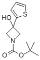 3-羥基-3-噻吩-2-基氮雜丁烷-1-羧酸叔丁酯結(jié)構(gòu)式_398489-30-0結(jié)構(gòu)式