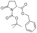 (R)-2-1-叔丁基 5-氧代吡咯烷-1,2-二羧酸芐酯結(jié)構(gòu)式_400626-71-3結(jié)構(gòu)式