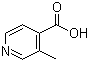 3-甲基-4-吡啶羧酸結(jié)構(gòu)式_4021-12-9結(jié)構(gòu)式