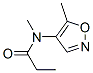 5-甲基-4-(n-甲基-n-丙?；被?異噁唑結(jié)構(gòu)式_403793-42-0結(jié)構(gòu)式
