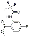 4-氟-2-[(2,2,2-三氟乙?；?氨基]苯甲酸甲酯結(jié)構(gòu)式_404010-71-5結(jié)構(gòu)式