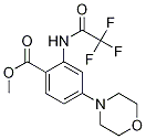 4-(4-嗎啉)-2-[(2,2,2-三氟乙酰基)氨基]苯甲酸甲酯結(jié)構(gòu)式_404010-73-7結(jié)構(gòu)式