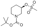 (R)-1-N-Boc-3-甲烷磺酰氧基哌啶結(jié)構(gòu)式_404577-34-0結(jié)構(gòu)式