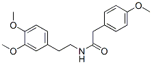 N-[2-(3,4-二甲氧基苯基)乙基]-4-甲氧基苯基乙酰胺結(jié)構(gòu)式_4078-65-3結(jié)構(gòu)式
