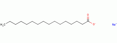 Hexadecanoic acid, sodium saltStructure,408-35-5Structure Hexadecanoic acid, sodium salt Structure,408-35-5Structure