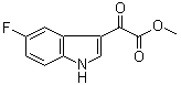 2-(5-氟-1H-吲哚-3-基)-2-氧代乙酸甲酯結(jié)構(gòu)式_408356-39-8結(jié)構(gòu)式